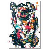 Painting by Numbers Abstract Art Pig II